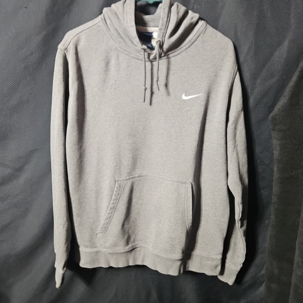 Nike Mens Vintage‎ Pullover Hooded Sweatshirt Embroidered Blue Nike Tag